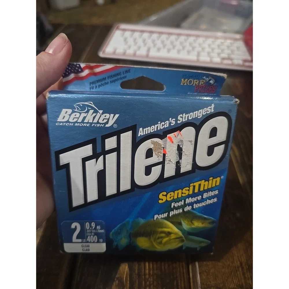 Trilene 2 Lb XT Fishing Line‎ 400 Yards CLEAR